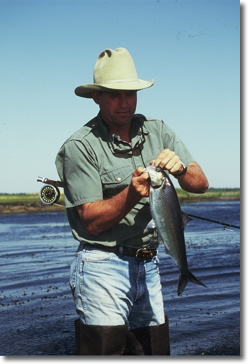 Fly-fishing, fly-casting for shad